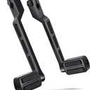 Amazicha Stainless Steel Heel Toe Shift Lever Pegs Shifter Lever Pegs Fit for Harley Touring Road Glide Street Glide Electra Glide 1988-later FL Softail 1986-later Tri Glide Trikes 2008-later Black
