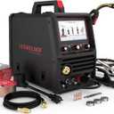 YESWELDER Firstess DP200 Dual Pulse,7-Inch LCD Screen 120/240V Dual Voltage MIG Welder, MIG/Pulsed MIG/Flux Core/Spool Gun MIG/Lift TIG/Stick Multiprocess Welding Machine