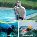 Mini Scuba Tank with 1L Capacity Lung TankDOT Certified Dive Portable Lungs for Snorkeling and Underwater Breathing