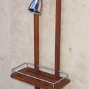 AquaTeak The Original Moa Small Teak Shower Caddy