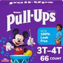Pull-Ups Boys' Potty Training Pants, Size 3T-4T Training Underwear (32-40 lbs), 66 Count