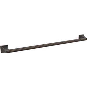 Amerock BH36024ORB | Oil Rubbed Bronze Towel Bar | 24 in (610 mm) Towel Rack | Mulholland | Bathroom Towel Holder | Bathroom Hardware | Bath Accessories (24 in. Towel Bar, Oil Rubbed Bronze)