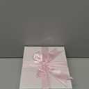 Honeydak 9 Pcs Pink Coquette Bow Gift Set with 16 oz Aesthetic Pink Glass Cup, Jewelry Box, Socks, Hairband, Keychain, Gift Box, Bow Knot Coquette Stuff Presents for Girls Women Sister Friend