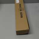 2 Pack 28-48 inch Black Metal Wall Mounted Curtain Rod Set with Brackets, 5/8" Adjustable Small Curtain Rods for Bedroom, Kitchen, Living Room, Grommet Curtains