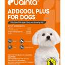 PUAINTA Addcool Plus Flea and Tick Prevention for Small Dogs & Puppies (5-22 lbs), Professional Topical Treatment, 3 Monthly Doses, Fast-Acting Waterproof Dog Flea Drops