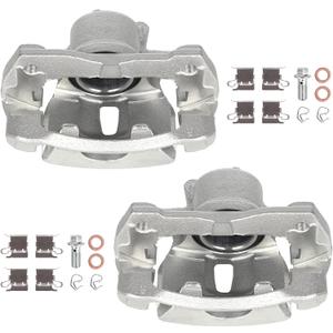 Autoround 19B3434 19B3435 Front Brake Caliper Assembly with Bracket Compatible with Toyota Corolla 2009-2019/ Matrix 2009-2014, Pontiac Vibe 09-10, Scion xD 08-14, Driver and Passenger Side