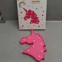 Pink Unicorn Marquee Battery Operated Light - 10" (1 Pc.) - Perfect for Unicorn-Themed Birthday Parties, Kids' Rooms, and More