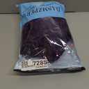 dasmzper Women's Sexy Sequin Off The Shoulder V Neck Mesh See Through Dress Feather Hem Bodycon Evening Maxi Dress (Large, Purple-new)