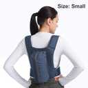 Side-Sleeping Backpack, Sleep Position Trainer, Sleeping on the Side Alleviates Snoring Caused by Throat Issues (Small, Back Width16 Inch or 40 cm)