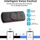 Skybess Bluetooth Car Speaker for Cellphone, Portable Bluetooth 5.3 Handsfree Speakerphone Wireless Music Player Car Kit with Visor Clip, Supports Siri & Google Assistant | TF Card Play