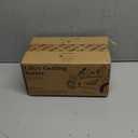 LE TAUCI Ramekins 12 oz, Ramiken for Creme Brulee, Souffle, Dipping Sauce, Ceramic Embossment Housewaming Present -4.8 inch, Set of 4, Arctic White