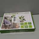 Breeze Touch Solar Drip Irrigation Kit 50FT, Automatic Garden Watering System with Timer, Draws Water from Container, Supports 15 Pots for Balcony, Patio, Indoor & Outdoor Plants