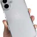 Matte Clear Case for iPhone 16 Case [Not Compatible with MagSafe] [Camera Control Cover] [Shockproof] Slim & Non-Slip Protective Frost Matte Phone Cover for iPhone16 6.1"