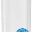 iTouchless 50 Liter / 13 Gallon Sensor Kitchen Trash Can with Odor Filter – Slim Round White Stainless Steel Automatic Garbage Recycling Bin for Home, Office, Business, Garage