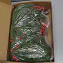 2 Pcs Christmas Teardrop Swag - Christmas Door Swags Faux Pine Cedar Teardrop Wreath with Red Berry for Window Wall Home Indoor Outdoor Xmas Decor