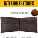 Carhartt Men's Durable Oil Tan Leather Wallets, Available in Multiple Styles