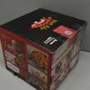 Vminno Quick & Easy Hot Air Popcorn Popper Maker with Built-In Serving Bowl, 2 Quarts, Etl Certified, No Oil Popcorn Poppers for Home with On/Off Switch for Family Movie Nights, Parties