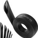 Heat Shrink Tubing 4:1 Dual Wall Adhesive Lined 10 Ft Long,Marine Grade Heat Shrink,Wire Heat Shrink Tubing Insulation Seal Against Moisture Corrosion and Air Leakage(20mm/10Feet, Black)