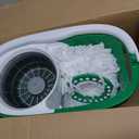 Libman Tornado Spin Mop System and 1 Refill, Mop and Bucket with Wringer Set for Hardwood Floor Cleaning, 2 Total Heads Included