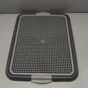 Puppy Potty Tray with Mesh – Dog Pee Pad Holder for Small Dogs & Puppies, Indoor Dog Potty Training Toilet, Plastic Leak-Proof Dog Potty Tray, 
Small - 20 x 16 in