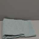 KOUFALL 96 Inch Long Seafoam Mint Green Curtains for Living Room Bedroom Semi Sheer Light Filtering Linen Textured Window Drapes for Sliding Glass Door, Aqua