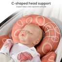 Infant Insert Compatible with 4moms Mamaroo & Graco Swing and Infant Car Seat, Stroller, Other Baby Swing, Rocker, Bouncer, Bassinet Newborn Insert Head & Body Support Cushion, Reversible Design, 1"D x 1"W x 1"H