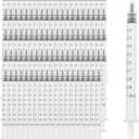 100-Piece 1ml/1cc Needle-Free Plastic Syringes for Pet Oral Administration, Supplementation, Oil or Glue Applicators, Measuring or Transferring Small Amounts of Liquid, No Cap Included