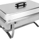 Sterno Buffet Kit Foldable Chafing Dish Buffet Set - Chafing Dishes for Buffet & Catering Food Warmers - Catering Supplies & Food Warming Trays for Buffet Party - 8-Piece Chafing Dish Set