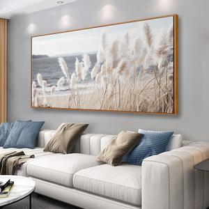 Framed Wall Art Artwork Decor Nature Wall ArtReedSeascape Wall Decor for Bedroom Living Room Decoration Home Kitchen Office 20" x 40"