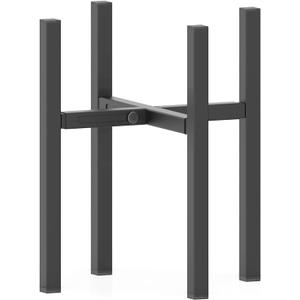 Plant Stand for 10"-16" Plant Pot Indoor Outdoor Corner, Adjustable Metal Heavy Duty for Large Pot (Black 1 Pack)