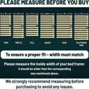 Wooden Full Bed Slats for Support Under Mattress Replacement Wood Slats for Full Size Bed Frame Under Mattress Support Without Extra Height 3.38 Standard Width