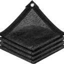 vensovo 50% Sunblock Shade Cloth Net Black Resistant - 6x12 Ft Garden Shade Mesh for Plant Cover, Greenhouse, Chicken Coop, Kennels, Tomatoes Plants