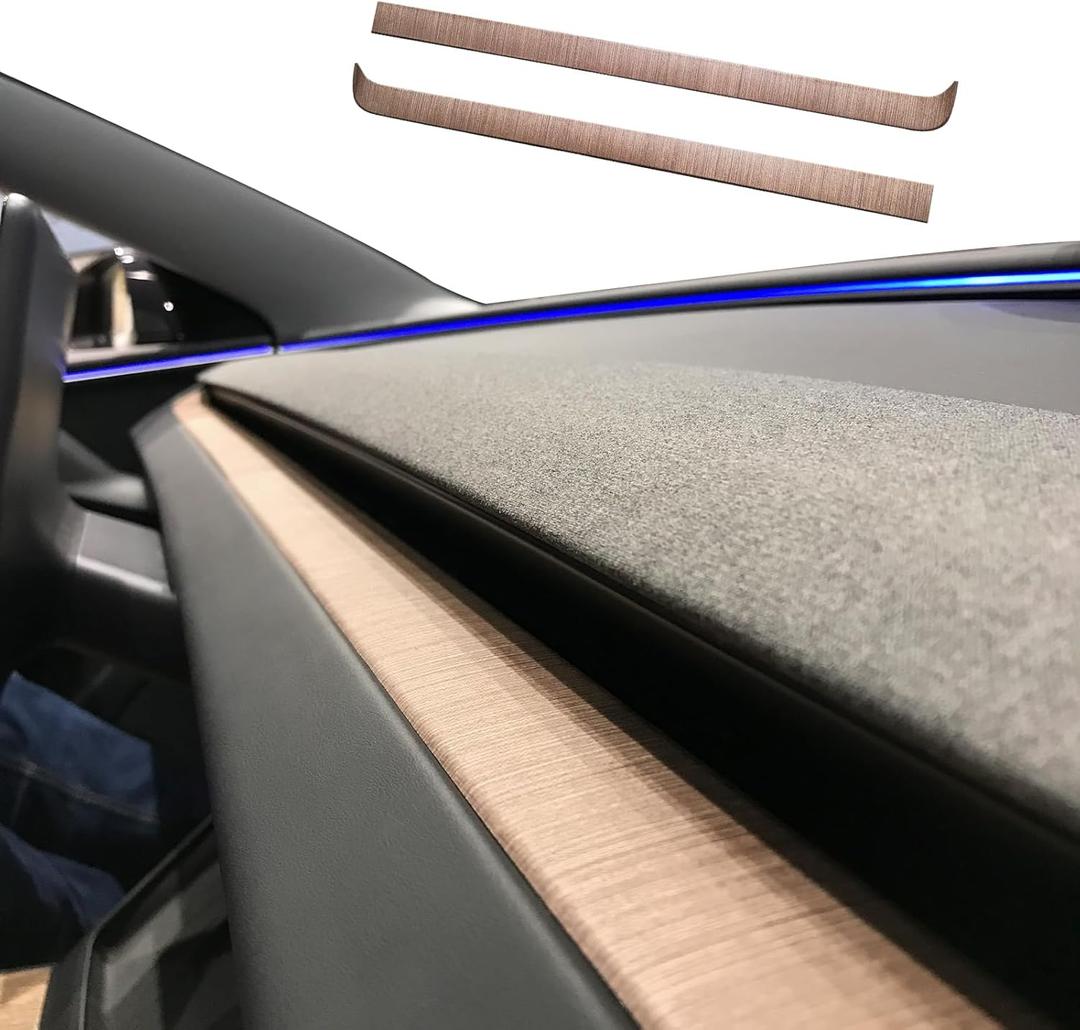 Real Wood Slim Dashboard Cover Compatible with Tesla Model 3 2024 2025 + Model Y Accessories Highland and Juniper Luxurious Hand Selected Wood Kit Open Pore Finish (Original Wood) Real Wood Slim Dashboard Cover Compatible with Tesla Model 3 2024 2025 + Model Y Accessories Highland and Juniper Luxurious Hand Selected Wood Kit Open Pore Finish (Original Wood)