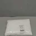 NICETOWN White Privacy Sheer Curtains 84 Inches Long 2 Panels, Non-See-Through Semi Sheer Drapes for Living Room, Silky Smooth Heavyweight Curtain with Rod Pocket for Bedroom, W52 x L84 in