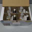 GE 60 Watt EQ A19 Classic Crystal Clear Soft White Medium Base (e-26) Dimmable LED Light Bulb 8-Pack