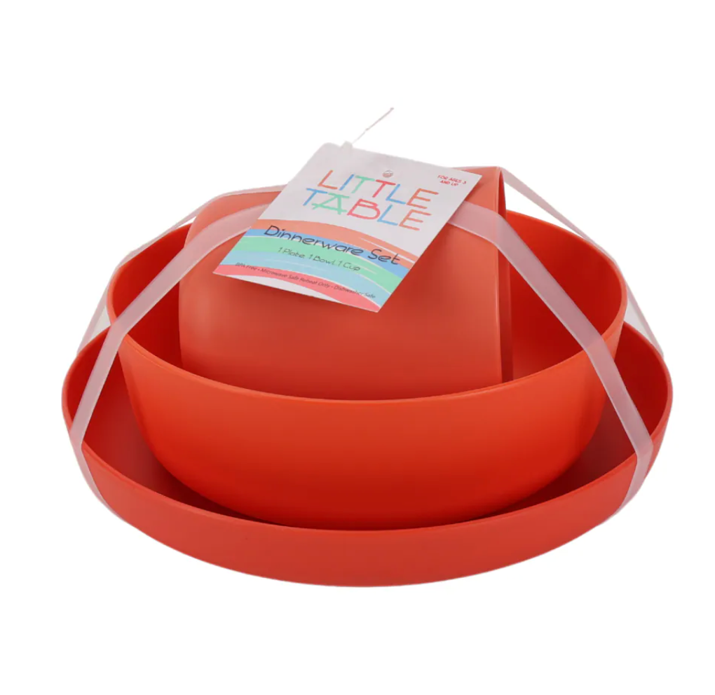 Little Table Dinnerware Set 1 Plate 1 Bowl 1 Cup