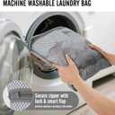 Veken 8 Set Packing Cubes for Travel Essentials, Suitcase Organizer Bags in 4 Sizes, Carry-On Luggage Accessories with Large Laundry & Hanging Toiletry Bag, Must-Have for Airplane, Road Trip & Camping (Dove Gray)