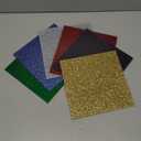 Glitter Acrylic Sheets 1/8 in Thick 8x8 Cast Sparkly Acrylic Sheets 3mm for Laser Cutting, Engraving, Invitation Blanks, Signs, Festival Decorations(8, Assorted, 8"x8")