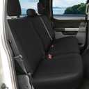 SAPUBK Custom-Fit Rear Seat Covers Replace for 2015-2025 Ford F150 and 2017-2025 F250 F350 F450 40/60 Split Seat, Premium Neoprene Composite Soft Foam Lining Airmesh Breathable Seat Cover