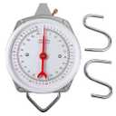 Precision Hanging Scale, 110 LB / 50KG Spring Dial Weight Scale Large Game Scale, Heavy Duty Mechanical Kitchen Weighing Food Scale for Market, Feeding, Kitchen