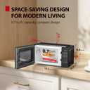 TOSHIBA Countertop Microwave Oven, 0.7 Cu.Ft, 700W, Black
