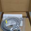 Veken Wide High Pressure Rain Shower Head with Handheld, Handheld Shower Heads with Multi Spray Modes, Rainfall Combo with 15" Metal Extension Arm,Detachable Dual Shower, Bathroom Decor,Chrome Silver