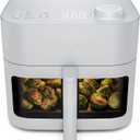Chefman Crispinator Air Fryer 7-in-1 with 8 Qt Capacity, 450°F Max Temp & TurboFry Pro Technology for Fast, Even Results, Bake, Broil, Dehydrate, Viewing Window, Nonstick Ceramic-Coated Basket, 8 Quart