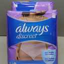 Always Discreet Adult Incontinence Underwear for Women and Postpartum Underwear, Large, Up to 100% Bladder Leak Protection, 76 Count (2 Packs of 38)