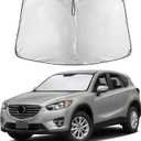 EcoNour Windshield Sunshade Compatible for Mazda CX-5 2013-2014 2015 2016, Sun Visor for Front Windshield & Window Sun Shade Cover, UV Heat Blocker & Protector, Car Accessories
