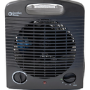 Comfort Zone Indoor Space Heater, Portable, Fan Forced, Electric, Adjustable Thermostat, Overheat Sensor, Safety Tip-Over Switch, & Stay Cool Housing, Ideal for Home, Bedroom, Office, 1,500W, CZ35EBK