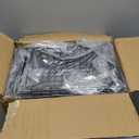 8 Set, Extra Large Wire Baskets for Organizing with Lables, Cabinet Pantry Organization and Storage Bins - Metal Basket for Kitchen, Laundry, Garage, Fridge, Bathroom Countertop Organizer, Black