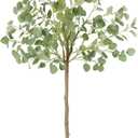 Artificial Eucalyptus Tree,5Ft Tall Fake Potted Tree Silk Faux Eucalyptus Tree with Plastic Nursery Pot, Artificial Plants for Home Office Indoor Decor