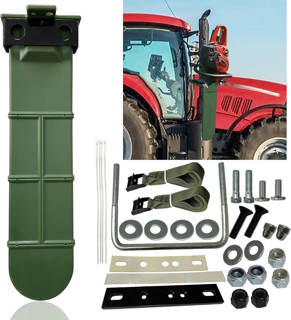 20''Atv Chainsaw Mount With Stainless Steel Accessories Universal Chainsaw Carrier for Tractor ATV UTV Trucks
