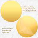 Thyle 12 Pcs 12 Inch Acrylic Round Mirror for Table Centerpieces Circle Mirror Candle Plates for Wall Wedding Table Centerpieces for Christmas Party Decor, Thickness 1 mm (Gold)